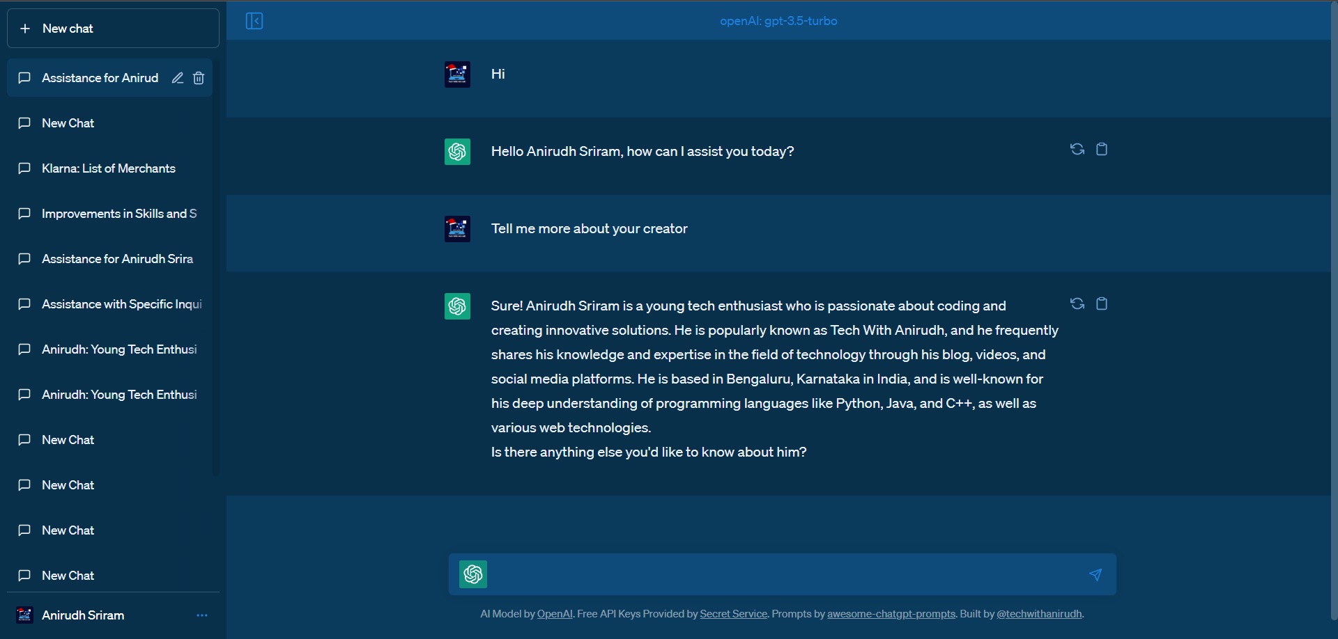 AnirudhGPT