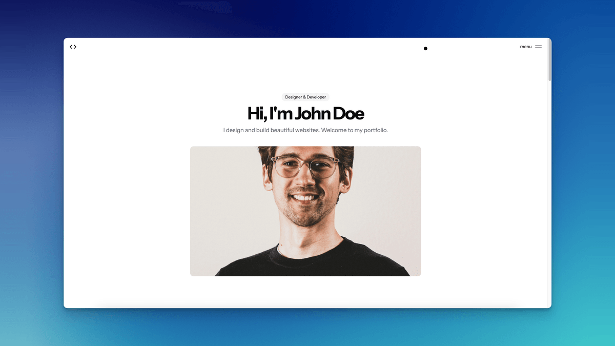 Shadcn Portfolio