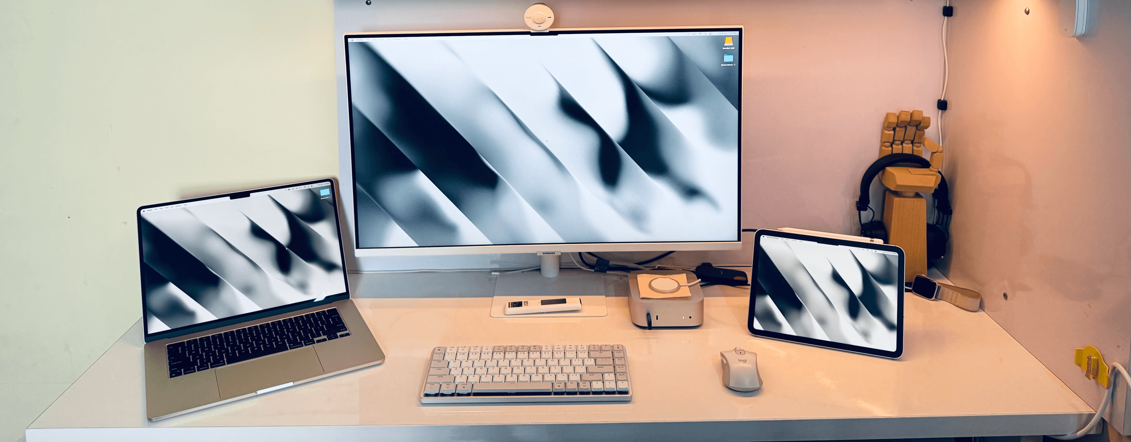 My desk setup in 2025